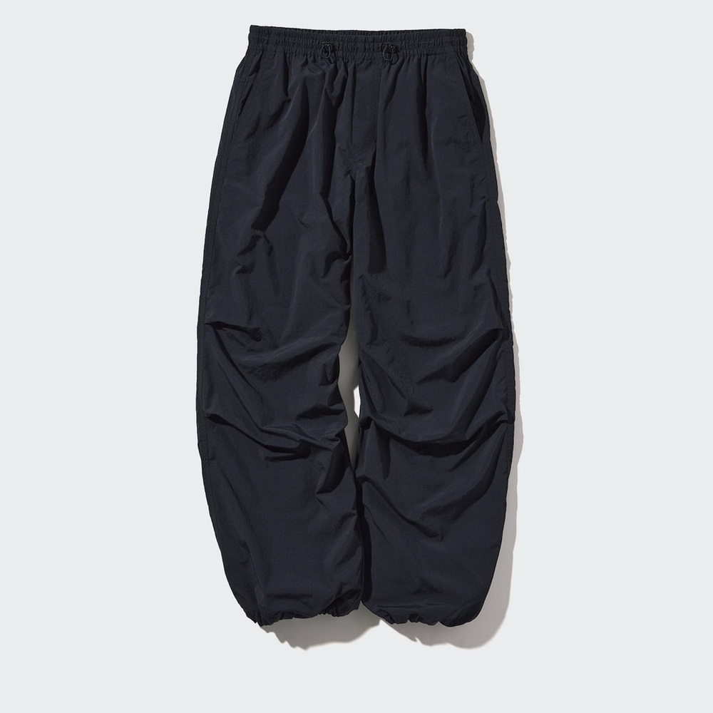 Uniqlo parachute Black Pants